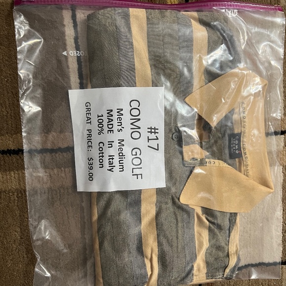 COMO. GOLF Shirts Mens Golf Shirt Poshmark